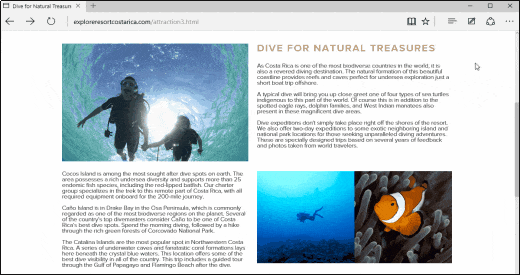 Microsoft Edge ページに書き込む